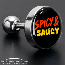 Load image into Gallery viewer, Spicy and Saucy Tragus Cartilage Earring by Onyx O
