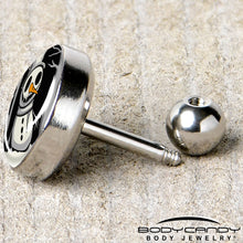 Load image into Gallery viewer, Christmas Holiday Spooky Snowman Tragus Cartilage Earring by Onyx O
