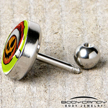Load image into Gallery viewer, Christmas Holiday Santa Hat Pumpkin Tragus Cartilage Earring by Onyx O
