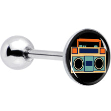Load image into Gallery viewer, Retro Boombox Barbell Tongue Ring by Onyx O
