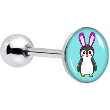 Load image into Gallery viewer, Bunny Penguin Barbell Tongue Ring by Onyx O
