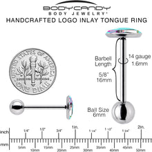 Load image into Gallery viewer, Bunny Penguin Barbell Tongue Ring by Onyx O
