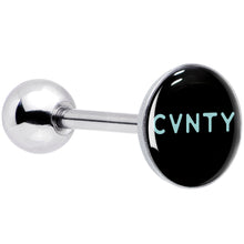 Load image into Gallery viewer, Phrase Logo CVNTY Barbell Tongue Ring by Onyx O
