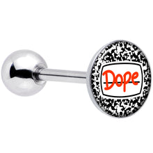 Load image into Gallery viewer, Dope Composition Notebook Barbell Tongue Ring by Onyx O
