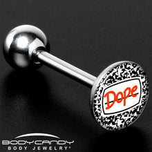 Load image into Gallery viewer, Dope Composition Notebook Barbell Tongue Ring by Onyx O
