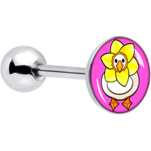 Load image into Gallery viewer, Daffodil Duck Barbell Tongue Ring by Onyx O
