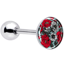 Load image into Gallery viewer, Blossom Creation Vibrant Bloom of Flowers Barbell Tongue Ring by Onyx O
