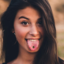 Load image into Gallery viewer, G.O.A.T. Barbell Tongue Ring by Onyx O
