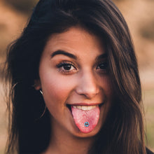 Load image into Gallery viewer, Oh My Otters Animal Barbell Tongue Ring by Onyx O
