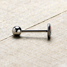 Load image into Gallery viewer, Snowfall Holiday Penguin Barbell Tongue Ring by Onyx O
