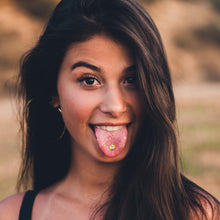 Load image into Gallery viewer, Cool Shades Bunny Barbell Tongue Ring by Onyx O

