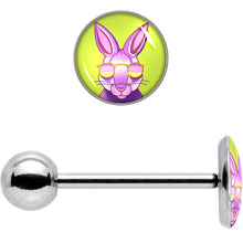 Load image into Gallery viewer, Cool Shades Bunny Barbell Tongue Ring by Onyx O
