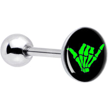 Load image into Gallery viewer, Shaka Hand Barbell Tongue Ring by Onyx O
