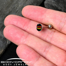 Load image into Gallery viewer, Spicy and Saucy Barbell Tongue Ring by Onyx O
