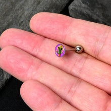 Load image into Gallery viewer, Sunflower Cactus Barbell Tongue Ring by Onyx O
