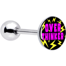 Load image into Gallery viewer, Over Thinker Impact Barbell Tongue Ring by Onyx O
