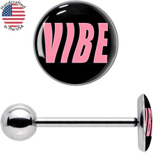 Load image into Gallery viewer, Vibe Barbell Tongue Ring by Onyx O

