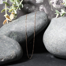 Load image into Gallery viewer, 14k Rose Gold Classic Box Chain 0.45mm
