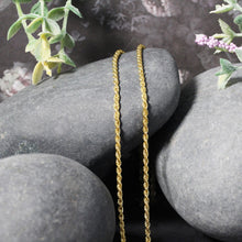 Load image into Gallery viewer, 2.0mm 14k Yellow Gold Light Rope Chain
