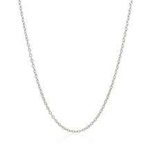 Load image into Gallery viewer, 18k White Gold Round Cable Chain 1.5mm
