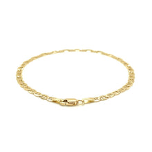 Load image into Gallery viewer, 3.2mm 14k Yellow Gold Mariner Link Bracelet
