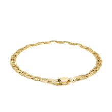 Load image into Gallery viewer, 4.5mm 14k Yellow Gold Mariner Link Bracelet
