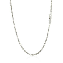 Load image into Gallery viewer, 14k White Gold Diamond Cut Cable Link Chain 1.8mm
