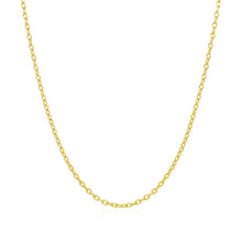 Load image into Gallery viewer, 14k Yellow Gold Round Cable Link Chain 1.5mm
