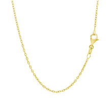 Load image into Gallery viewer, 14k Yellow Gold Round Cable Link Chain 1.5mm
