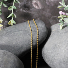 Load image into Gallery viewer, 14k Yellow Gold Round Cable Link Chain 1.5mm
