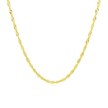 Load image into Gallery viewer, 10k Yellow Gold Singapore Chain 1.5mm
