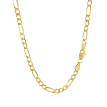 Load image into Gallery viewer, 10K Yellow Gold Solid Figaro Chain (3.70 mm)
