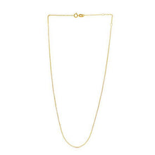 Load image into Gallery viewer, Adjustable Cable Chain in 14k Yellow Gold (0.97 mm)
