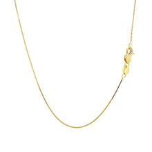 Load image into Gallery viewer, 14k Yellow Gold Classic Box Chain 0.6mm

