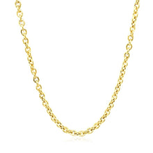 Load image into Gallery viewer, 3.0mm 14k Yellow Gold Forsantina Lite Cable Link Chain
