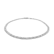 Load image into Gallery viewer, 3.5mm 14k White Gold Braided Bracelet
