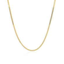 Load image into Gallery viewer, 14k Yellow Gold Gourmette Chain 1.5mm
