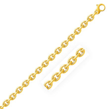 Load image into Gallery viewer, 14k Yellow Gold Polished Cable Motif Bracelet
