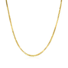 Load image into Gallery viewer, 14k Yellow Gold Classic Box Chain 1.1mm
