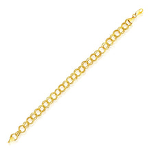 Load image into Gallery viewer, 8.0 mm 14k Yellow Gold Lite Charm Bracelet
