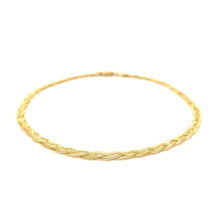 Load image into Gallery viewer, 3.5mm 14k Yellow Gold Braided Bracelet
