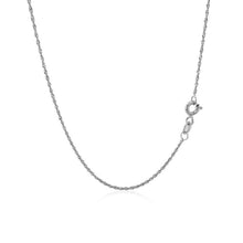 Load image into Gallery viewer, 14k White Gold Singapore Chain 1.0mm
