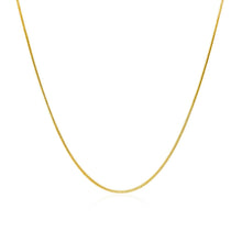 Load image into Gallery viewer, 14k Yellow Gold Round Snake Chain 0.9mm
