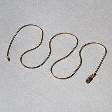 Load image into Gallery viewer, 14k Yellow Gold Round Snake Chain 0.9mm
