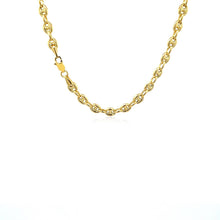 Load image into Gallery viewer, 4.7mm 14k Yellow Gold Puffed Mariner Link Chain
