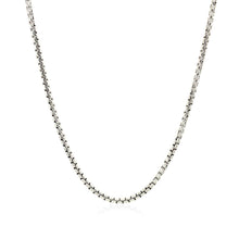 Load image into Gallery viewer, 14k White Gold Round Box Chain 1.7mm
