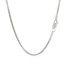 Load image into Gallery viewer, 14k White Gold Round Box Chain 1.7mm

