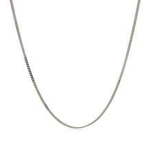 Load image into Gallery viewer, 10k White Gold Gourmette Chain 1.0mm
