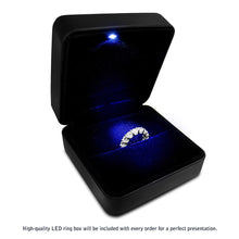 Load image into Gallery viewer, Round Cut Lab Grown Diamond Eternity Ring in 14k White Gold (6 cttw FG/VS2)
