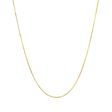 Load image into Gallery viewer, 14k Yellow Gold Round Snake Chain 0.7mm
